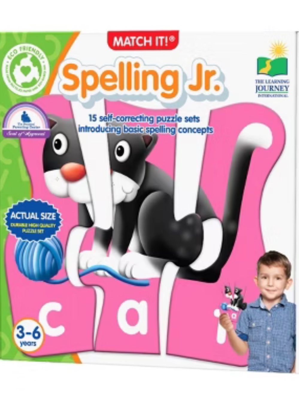 The Learning Journey Match It! Spelling Jr Puzzle New in Box